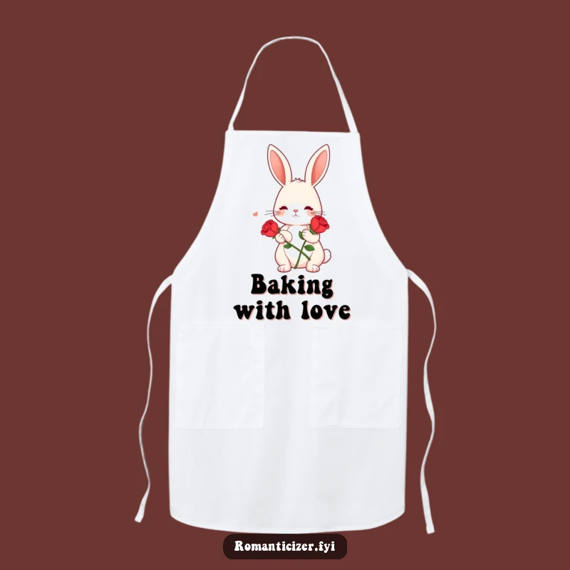Funny Bunny Rose Apron: Cook with Love in this Hilarious Kitchen Wear