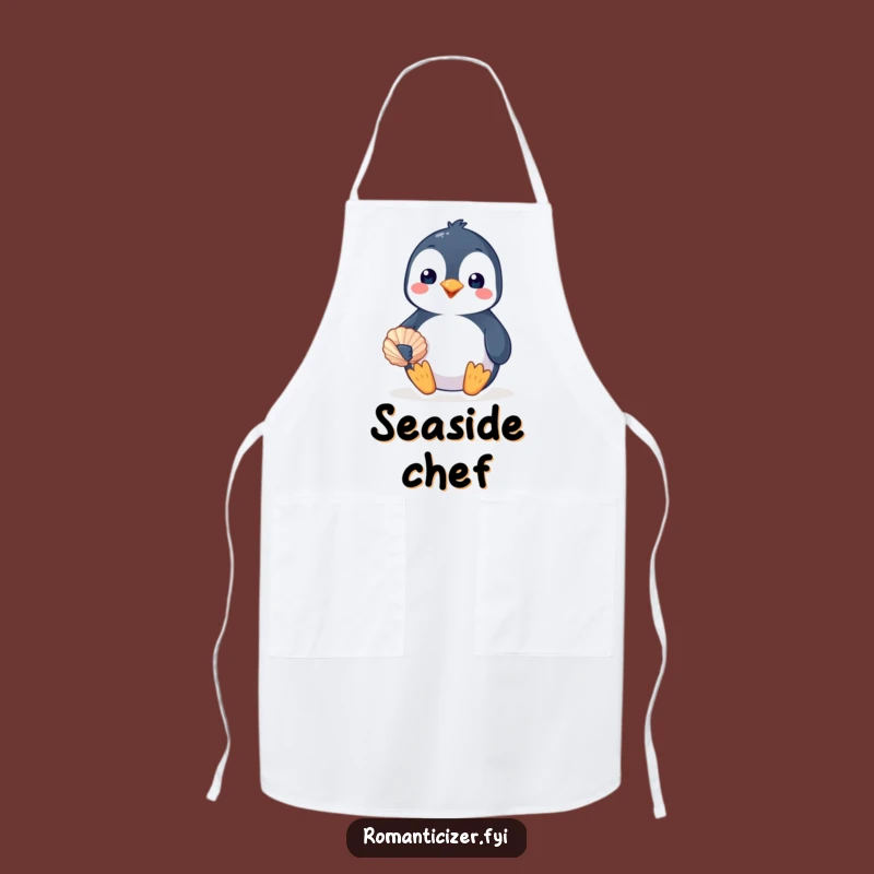 Funny Penguin Kitchen Apron - Cute Gift for Loving Bakers