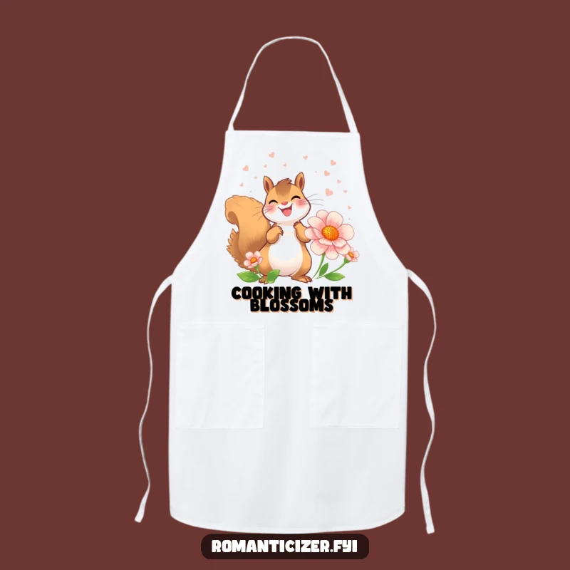 Funny Squirrel Perfume Apron: Garden Kitchen Wear, Delightful Funny Gift!