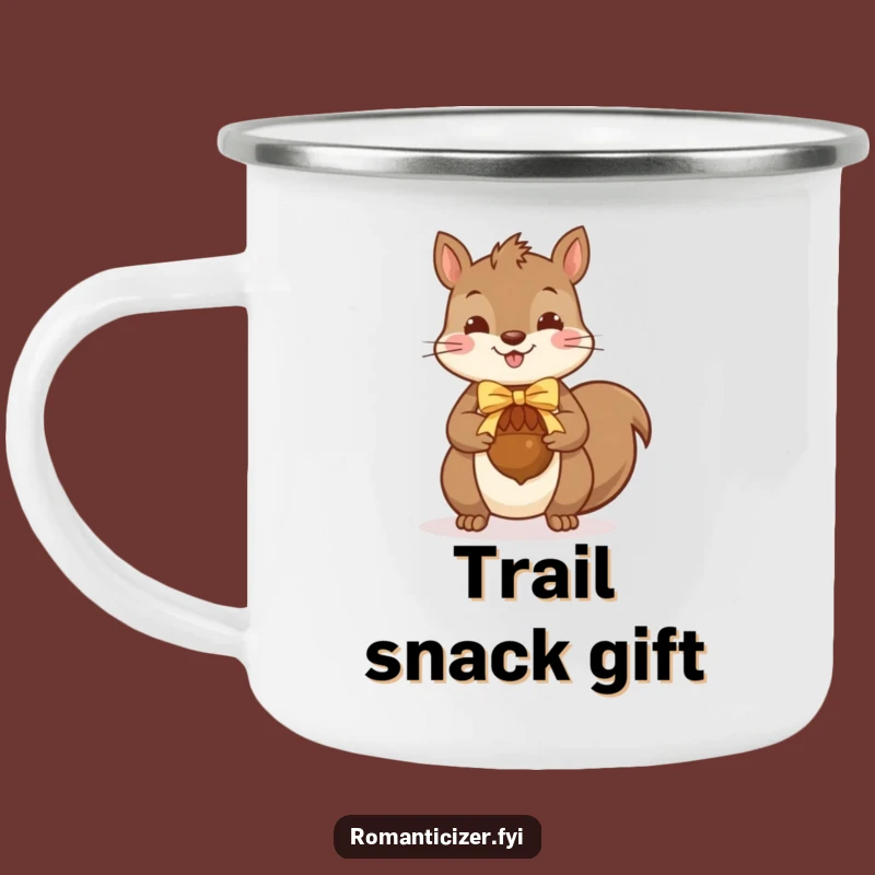 Funny Squirrel Gift Camping Mug: Woodland Charm for Outdoor Adventures