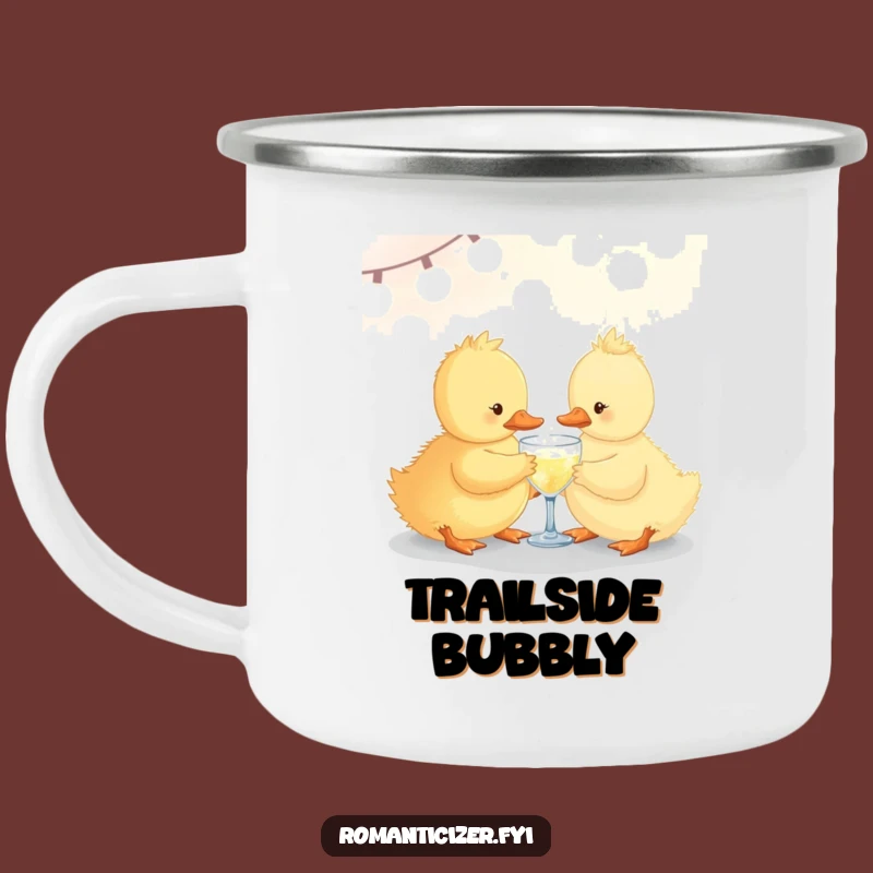 Funny Duckling Sparkle Drink Camping Mug - Adventure Cheers Companion
