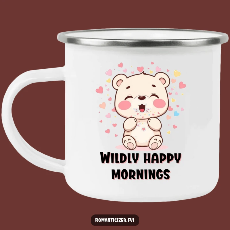Funny Bear Cub Campfire Mug: Hilarious Drinkware for Festive Outdoor Moments