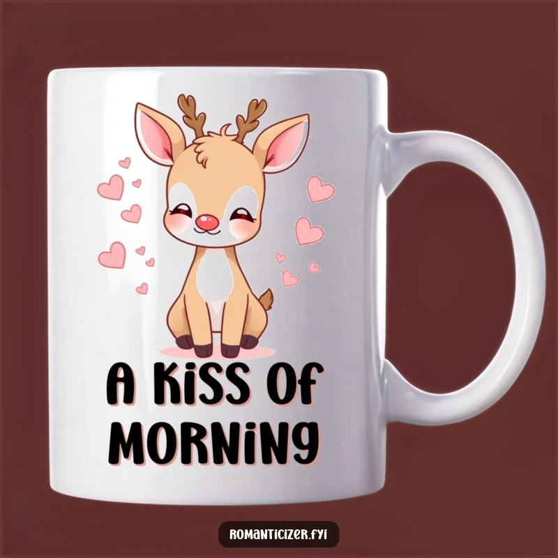 Funny Deer Kiss Mug A Gentle & Loving Gift For Romantic Souls