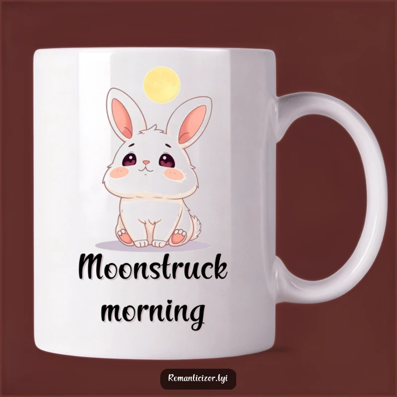 Funny Bunny Moon Mug: Adorable and Funny Gift for Dreamers