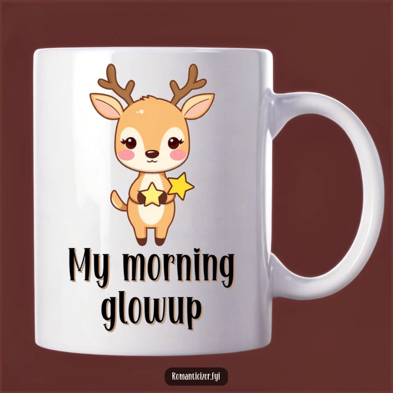 Funny Deer and Star Mug: A Whimsical and Sweet Gift for Stargazers