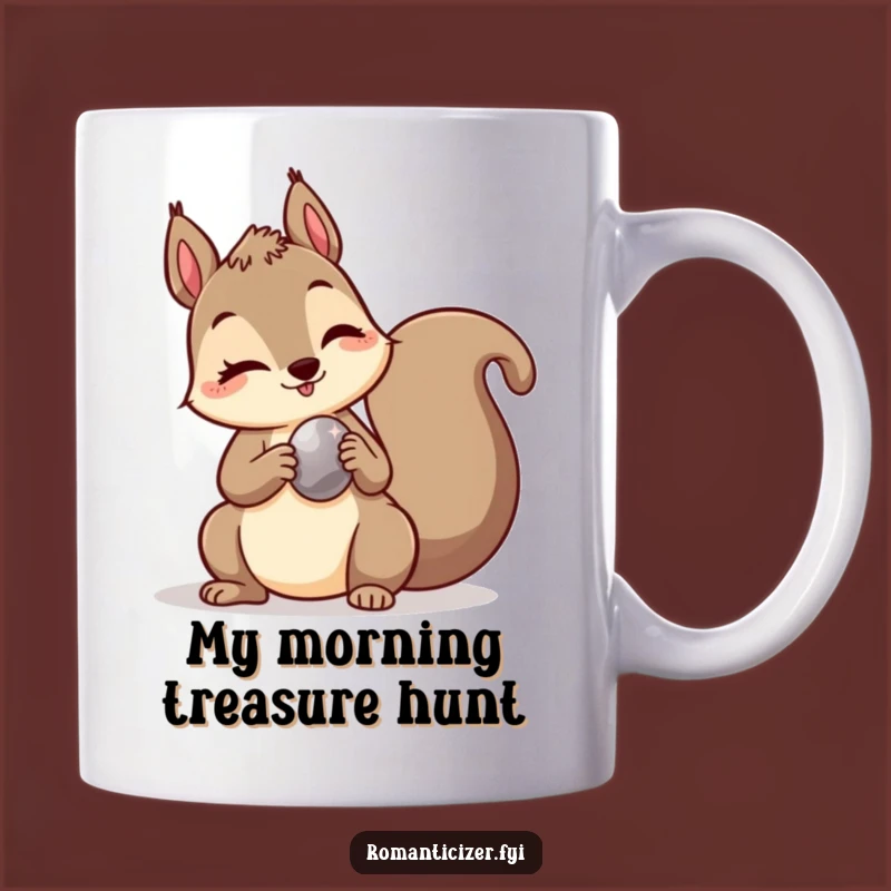 Funny Squirrel Gift Mug: Mischievous Gifter, Perfect for a Wink of Humor