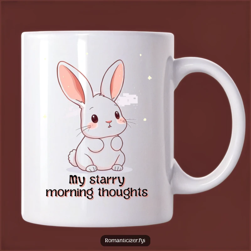 Funny Rabbit Stargazer Mug: Hilarious Dreamy Gift for Curious Minds and Animal Lovers