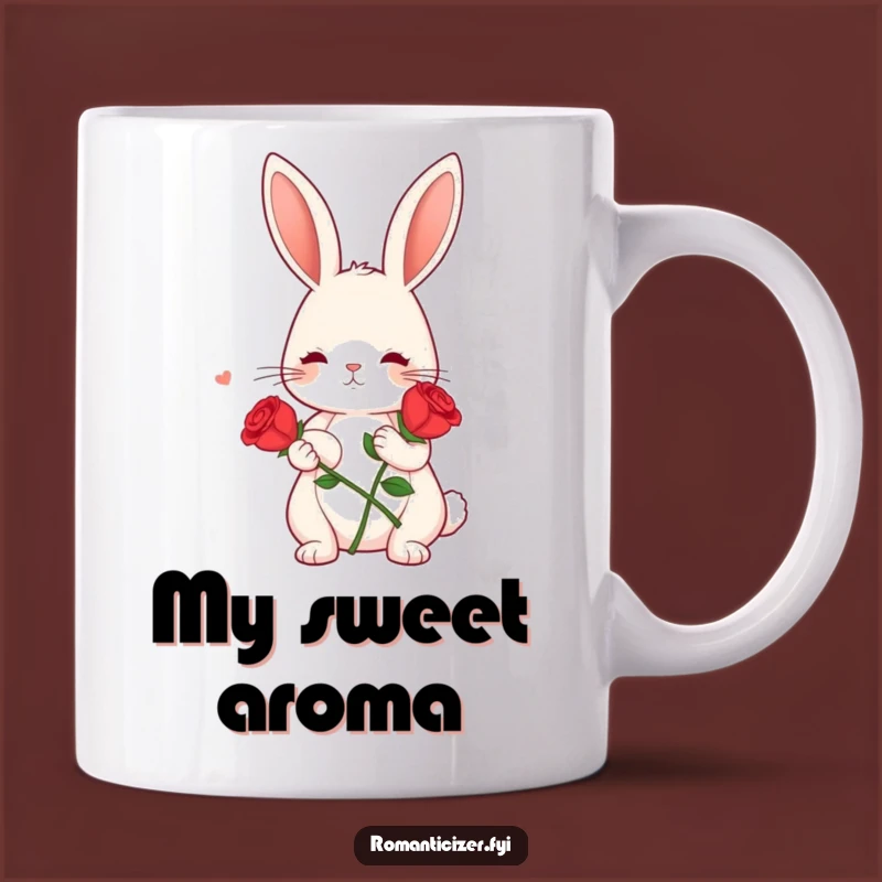 Funny Bunny Rose Mug: Dreamy Romance and Hilarious Moments Gift