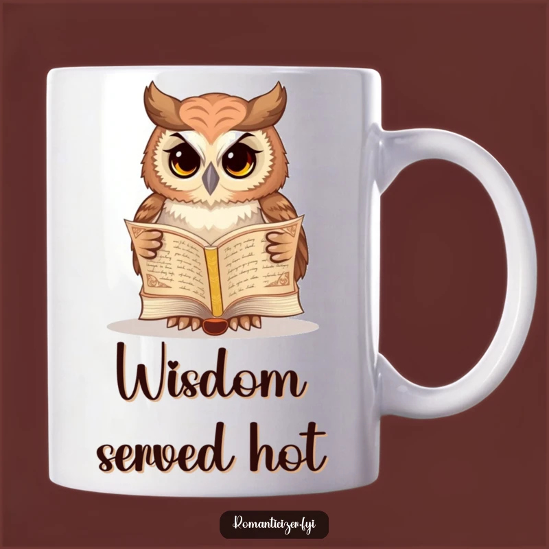 Funny Wise Owl Mug: Literary Legend, Perfect Funny Gift for Book Lovers