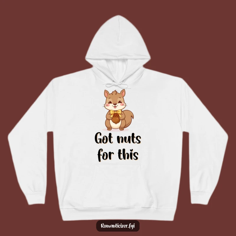Funny Squirrel Gift Hoodie: Cozy & Thoughtful Woodland Creature Sweatshirt