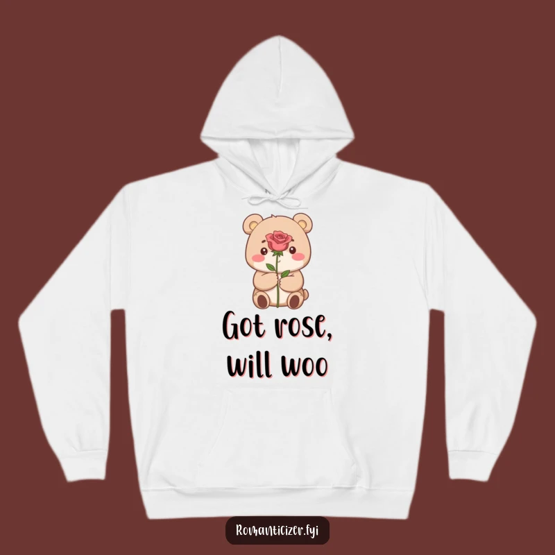 Cozy Funny Bear Rose Hoodie: The Perfect Snuggly and Funny Gift