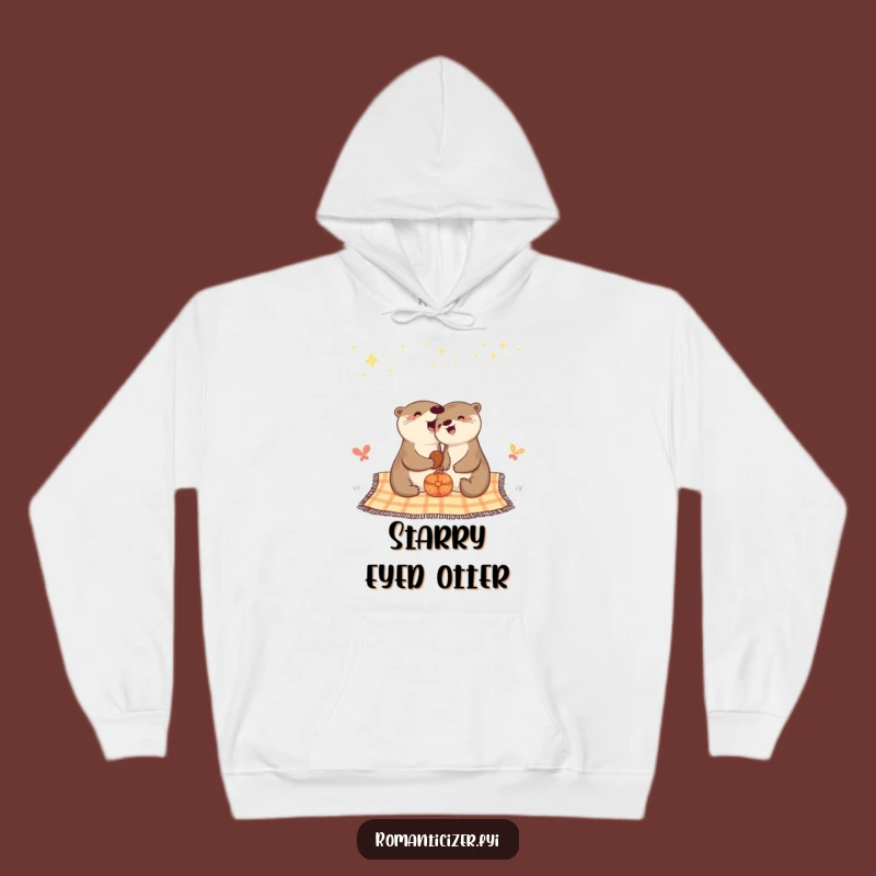 Cozy Funny Otter Starry Hoodie: Adventure Warmth for a Funny Gift