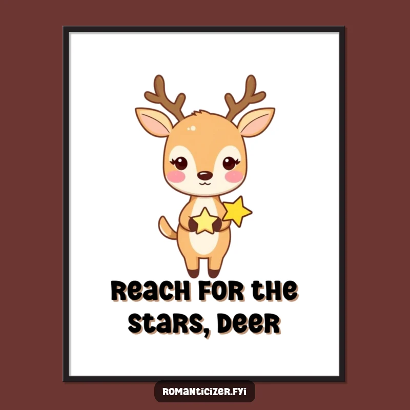 Free Printable Deer & Star Wall Art: Funny Downloadable Decor for Any Room