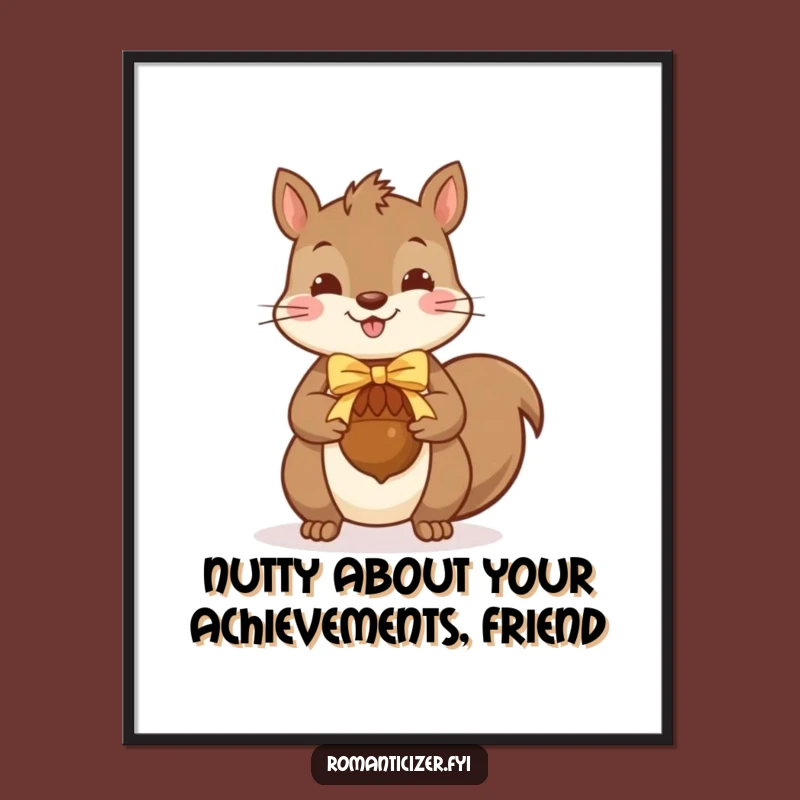 Free Printable Squirrel Wall Art: Cheerful Gifting Otter Downloadable Decor for Cozy Spaces