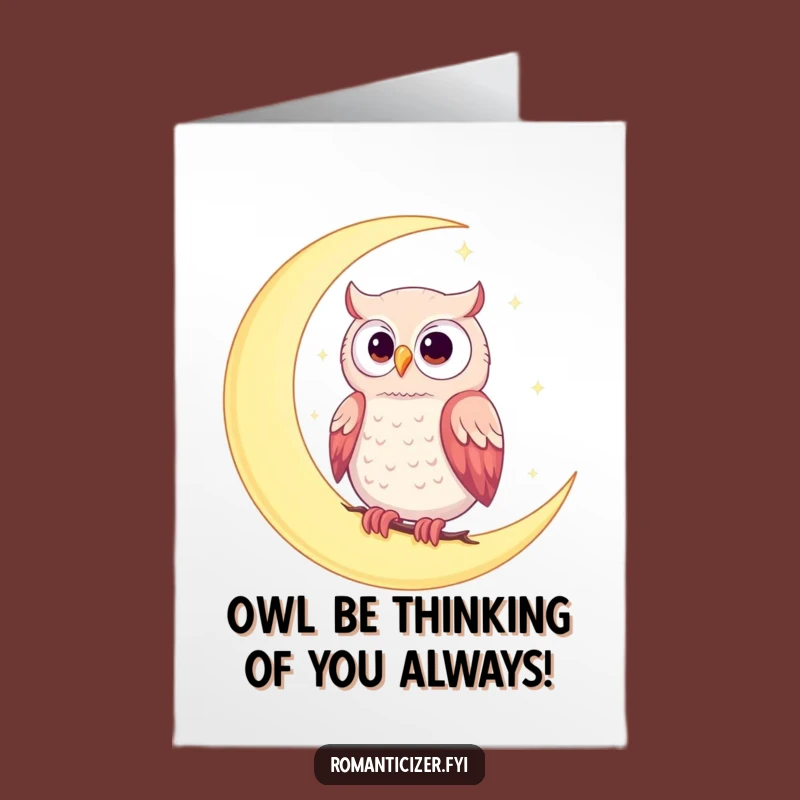 Free Printable Romantic Owl Birthday Card - Dreamy Downloadable Gift