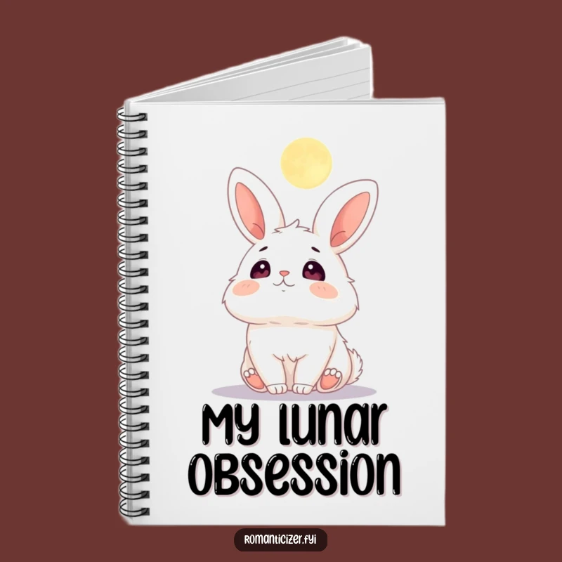 Funny Bunny Moon Notebook: Capture Your Dreams with Funny Style