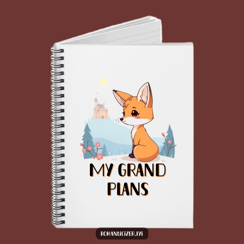 Funny Fox Castle Notebook: Jot Down Your Funny Adventures