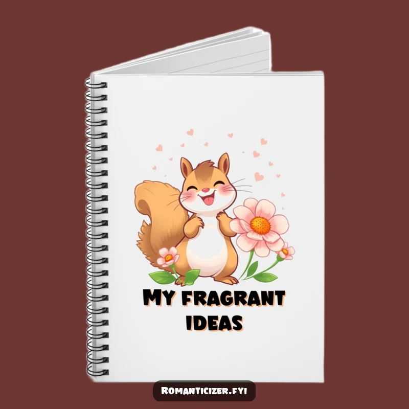 Funny Squirrel Perfume Notebook: Joyful Gardener's Journal, Ideal Funny Gift!