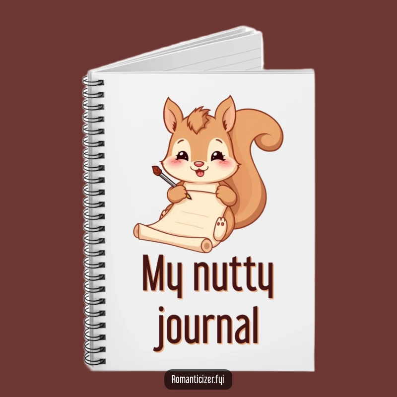 Funny Squirrel Poet Notebook - Write Your Own Hilarious Verses