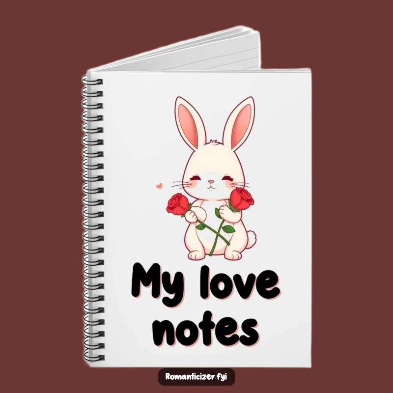 Funny Bunny Rose Notebook: Journal Your Dreams with this Hilarious Gift