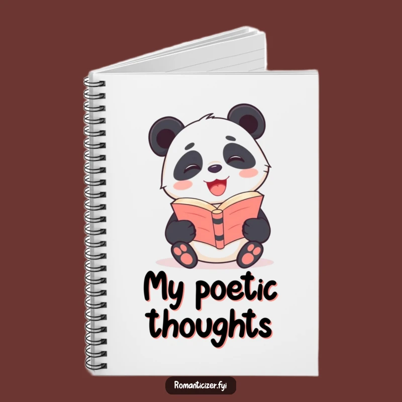 Funny Panda Poetry Notebook: Giggling Writer's Journal, Ideal Funny Gift!