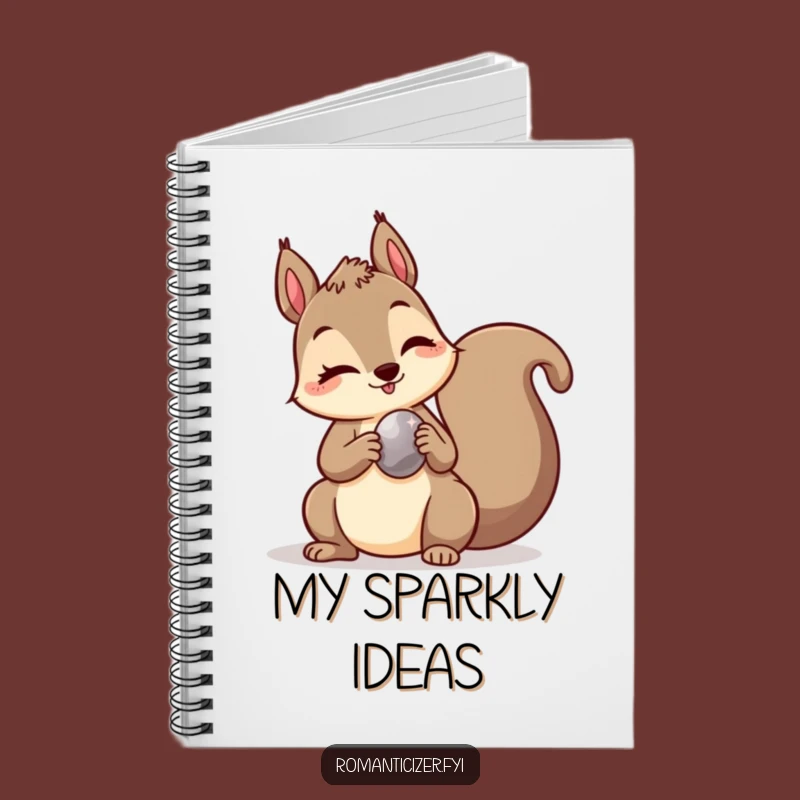 Funny Squirrel Wink Notebook: Jot Down Ideas with Playful Charm