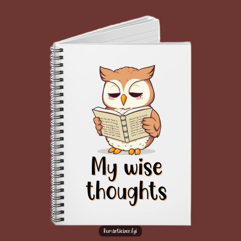 Funny Owl Sonnet Notebook: Jot Down Ideas with Literary Wit