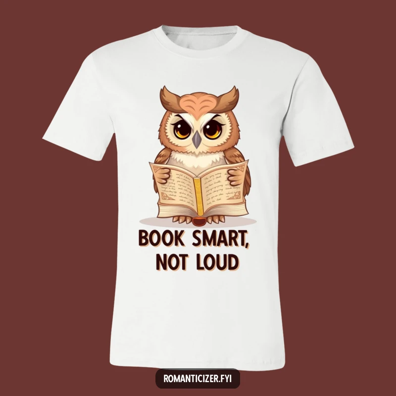 Funny Wise Owl T-Shirt: Poetic Professor, Great Funny Gift for Readers