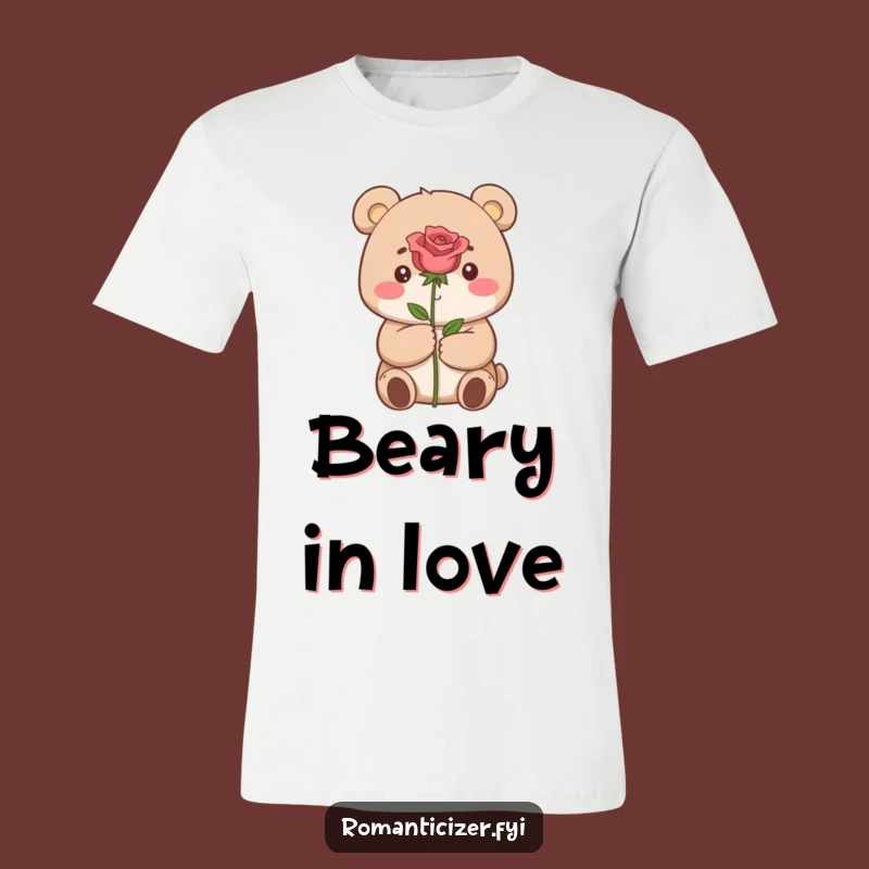Funny Bear Rose T-Shirt: A Heartwarming and Funny Gift for Lovers