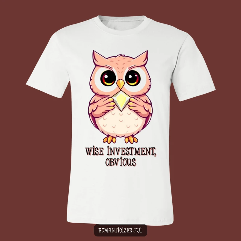 Funny Owl Jewel T-Shirt: Proud Display, Great Humorous Gift