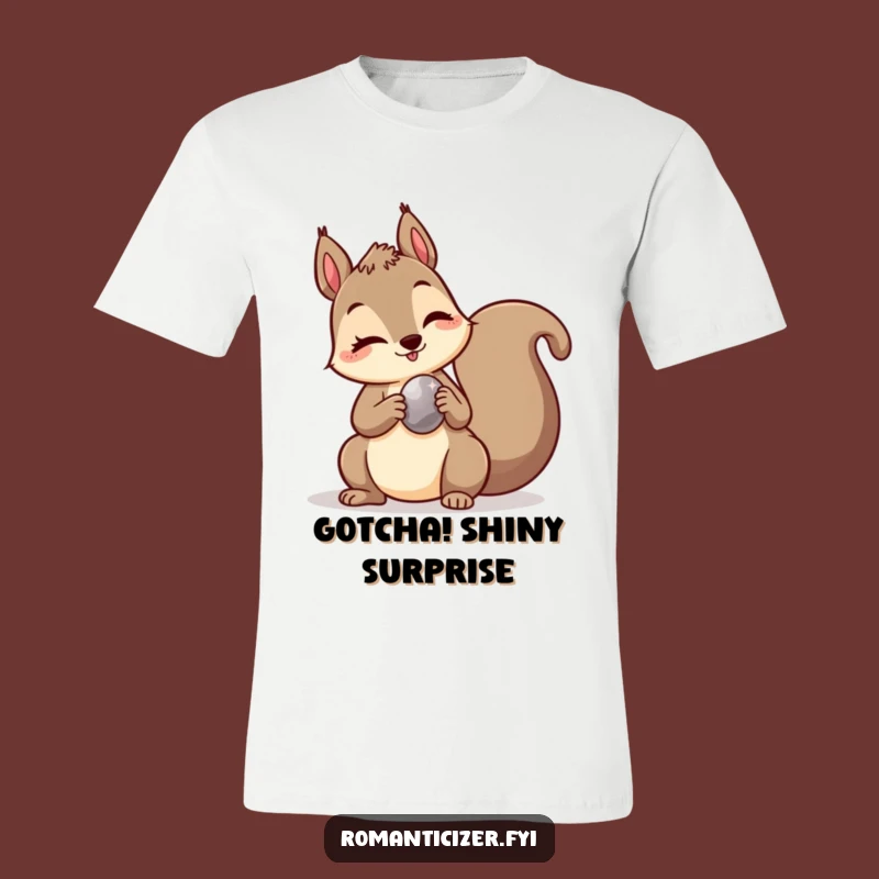 Funny Squirrel Wink T-Shirt: Show Off Your Gifting Spirit with Humor