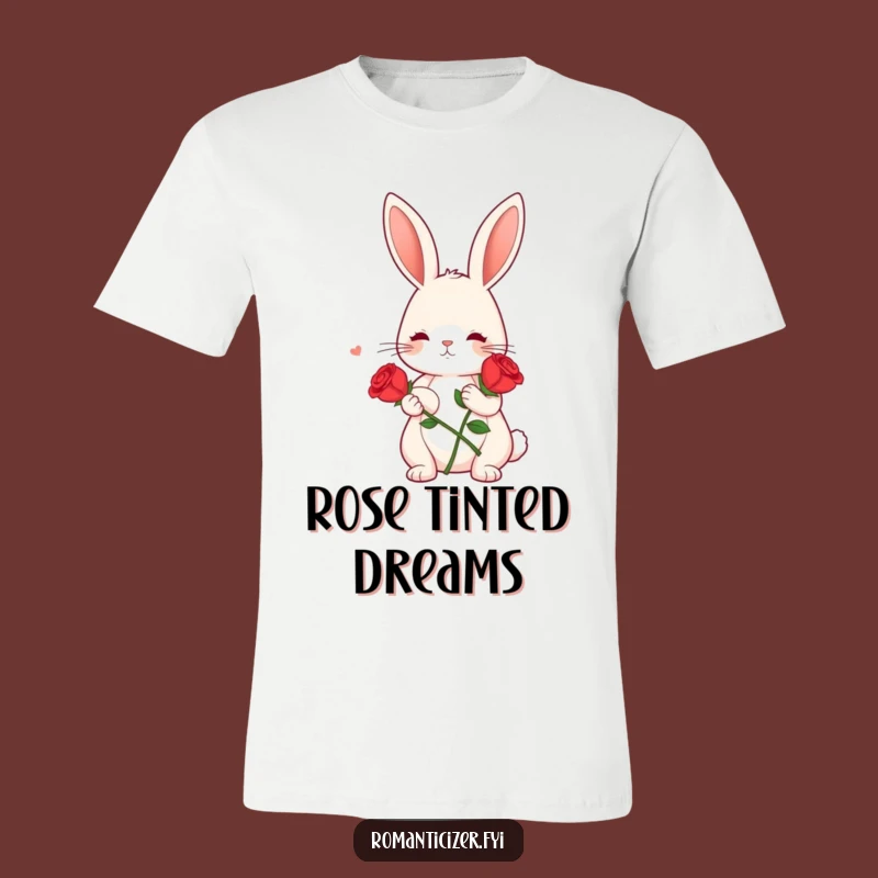 Funny Bunny Rose T-Shirt: Dreamy Vibes and Hilarious Style Gift