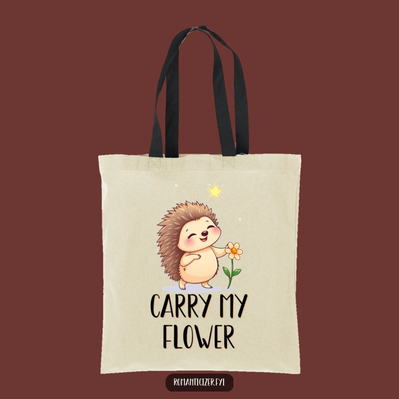 Funny Hedgehog Dance Tote Bag: Carry Your Joy with Whimsical Style