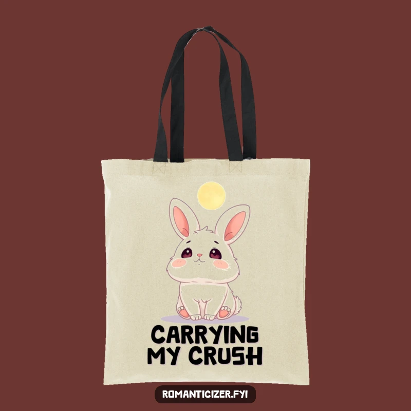 Funny Bunny Moon Tote Bag: Carry Your Magic with Funny Style