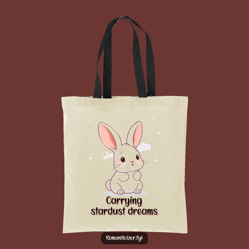 Funny Rabbit Cosmos Tote Bag: Hilarious and Stylish Carry-All for Dreamers