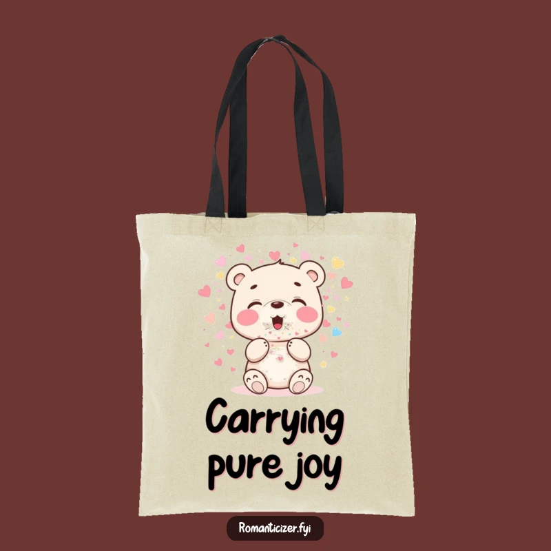 Funny Bear Cub Party Tote Bag: Hilarious and Festive Carry-All for Celebrations