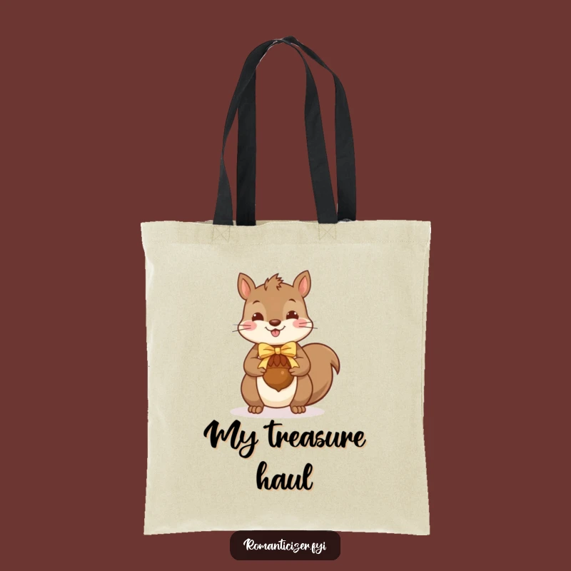 Funny Squirrel Gift Tote Bag: Carry Your Essentials with Woodland Charm