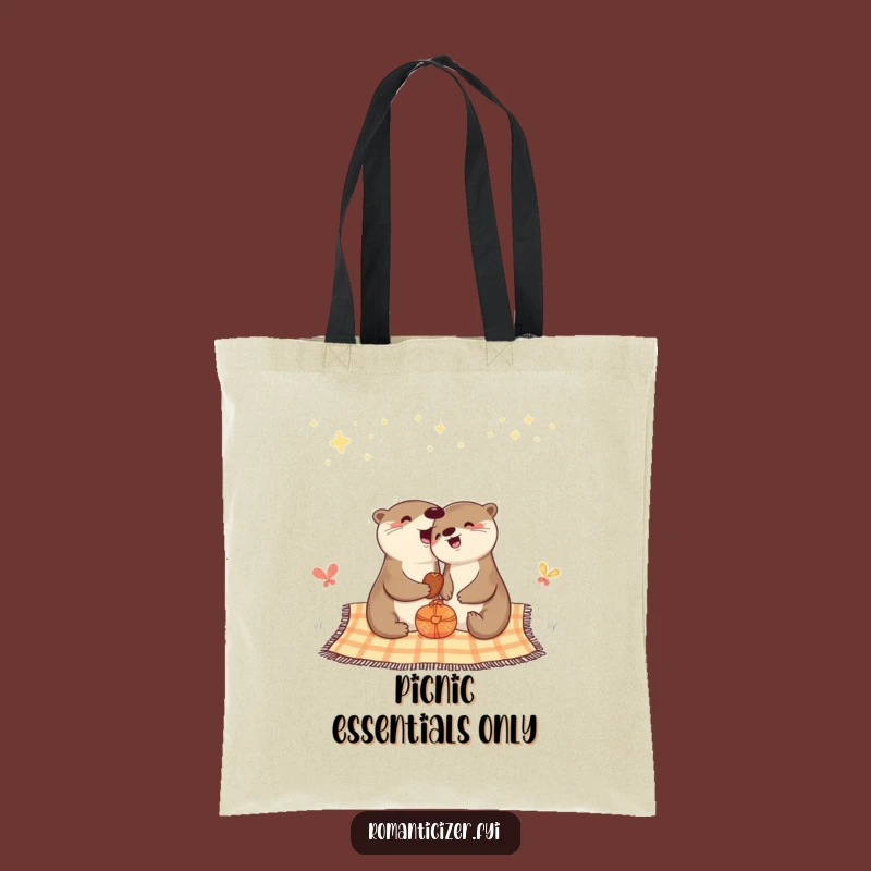 Funny Otter Starry Tote Bag: Carry Your Fun with Funny Style